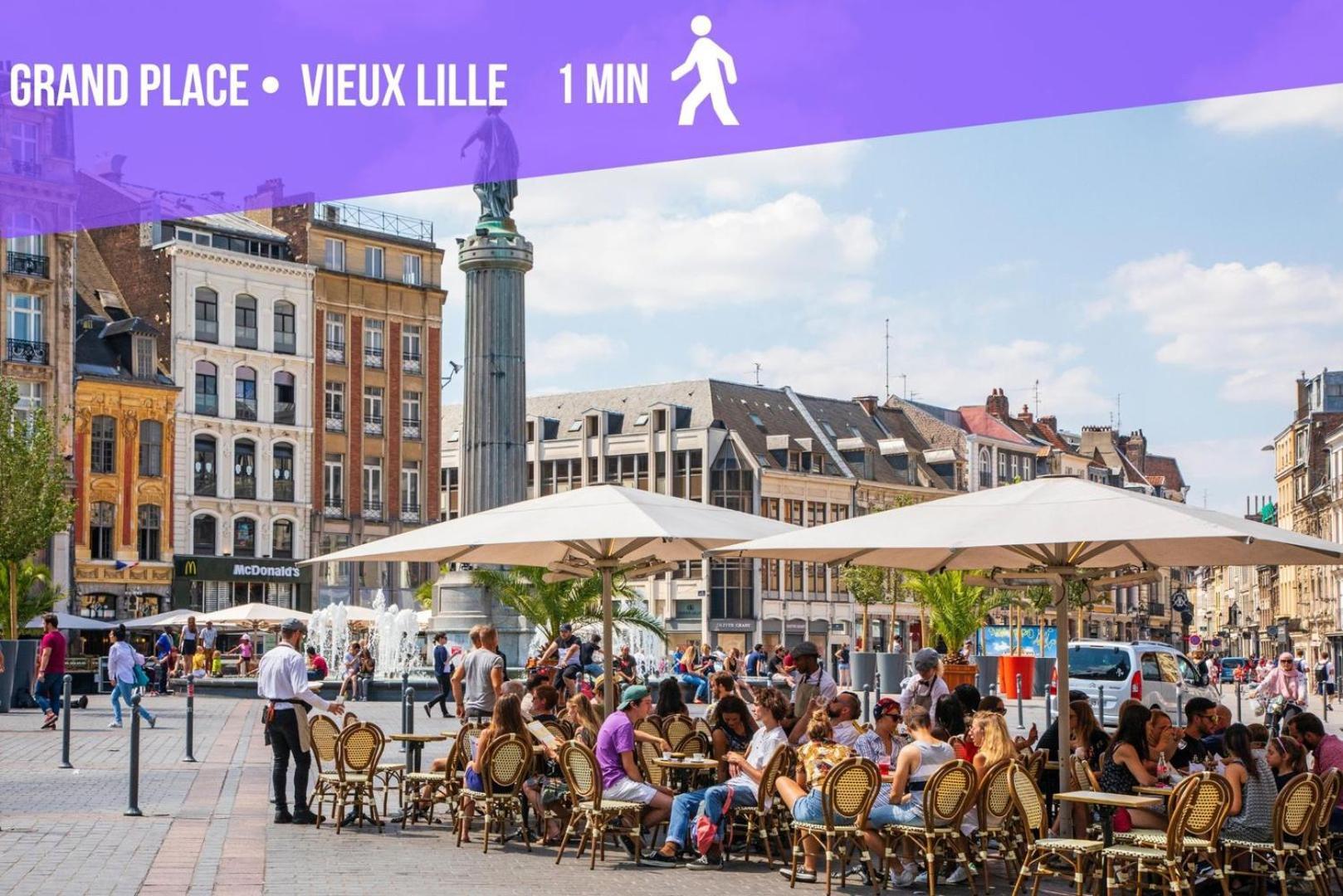 Lille Grand Place - Comfortable For 3 Pers 아파트 외부 사진